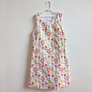 Florence Eiseman Shift Dress Girls Sz 14 Floral Y2K Retro